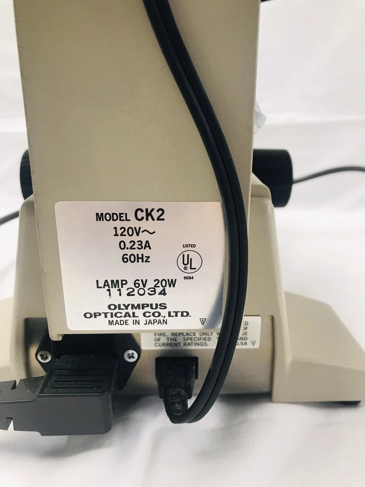 Olympus CK2 Lab Microscope with 2 SPlan Objectives Tested Working