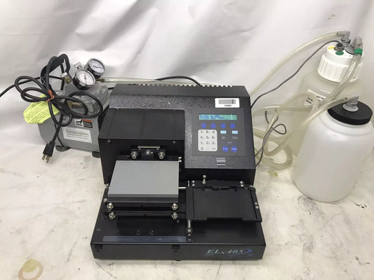 BioTek ELx405 Microplate Washer ELX405 with Bottle Waste Sensor Hoses