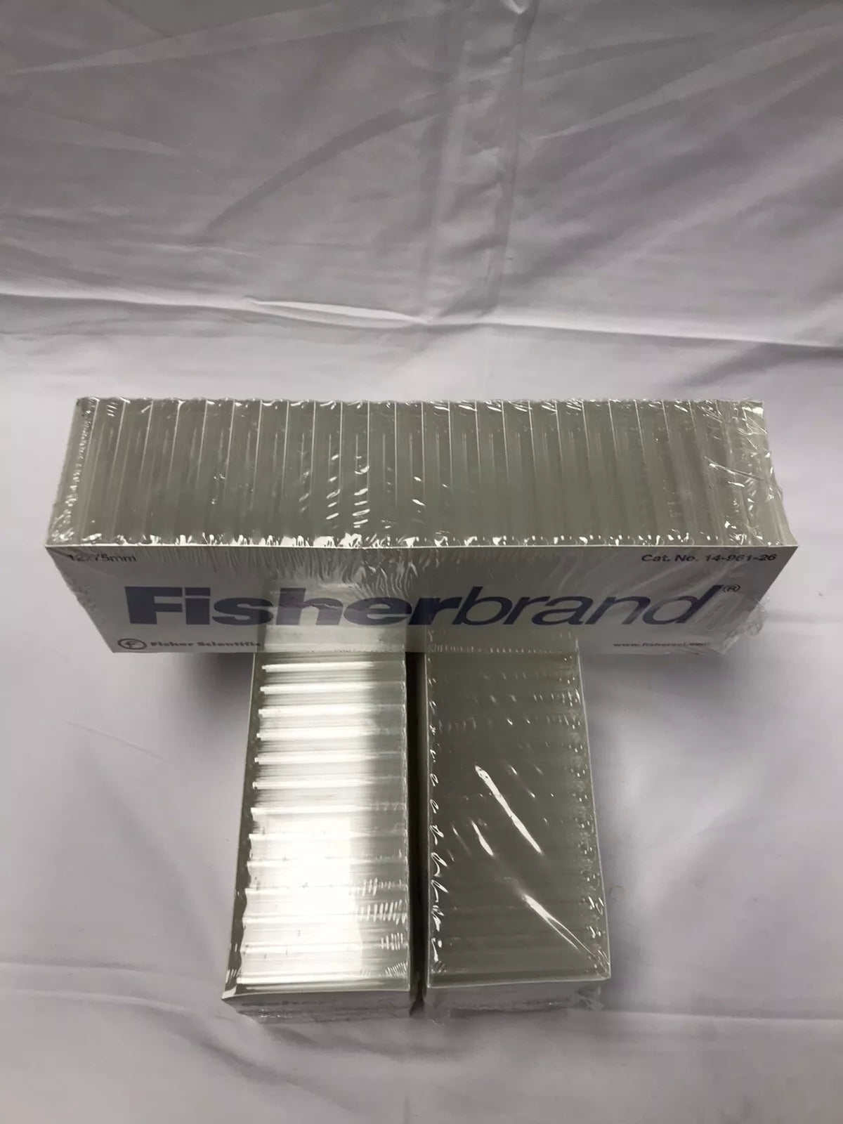 Fisherbrand 14-961-26 Disposable Culture Tubes 12x75mm - 250 Pack - LOT of 3
