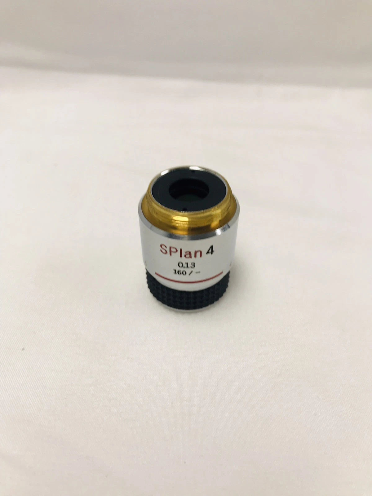 Olympus SPlan 4 Microscope Objective 4x 0.13 NA 160 / - Tested Working