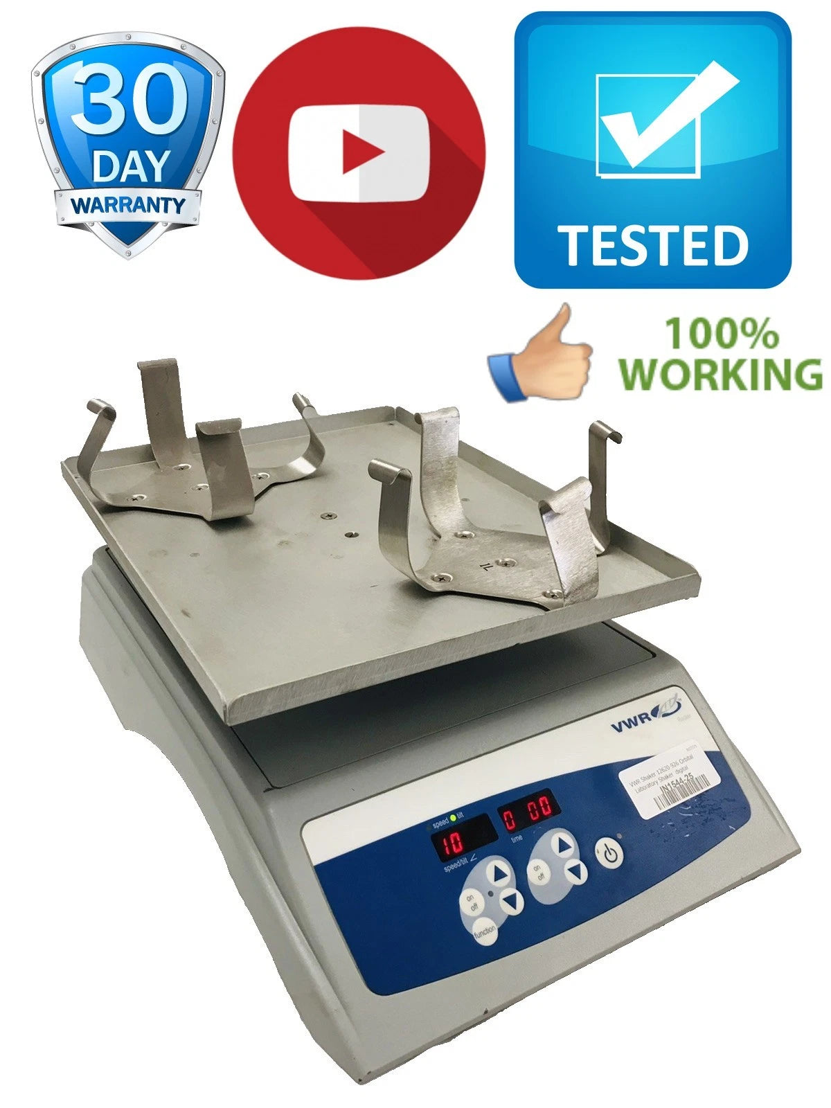 VWR Shaker 12620-926 Orbital Laboratory Shaker Digital
