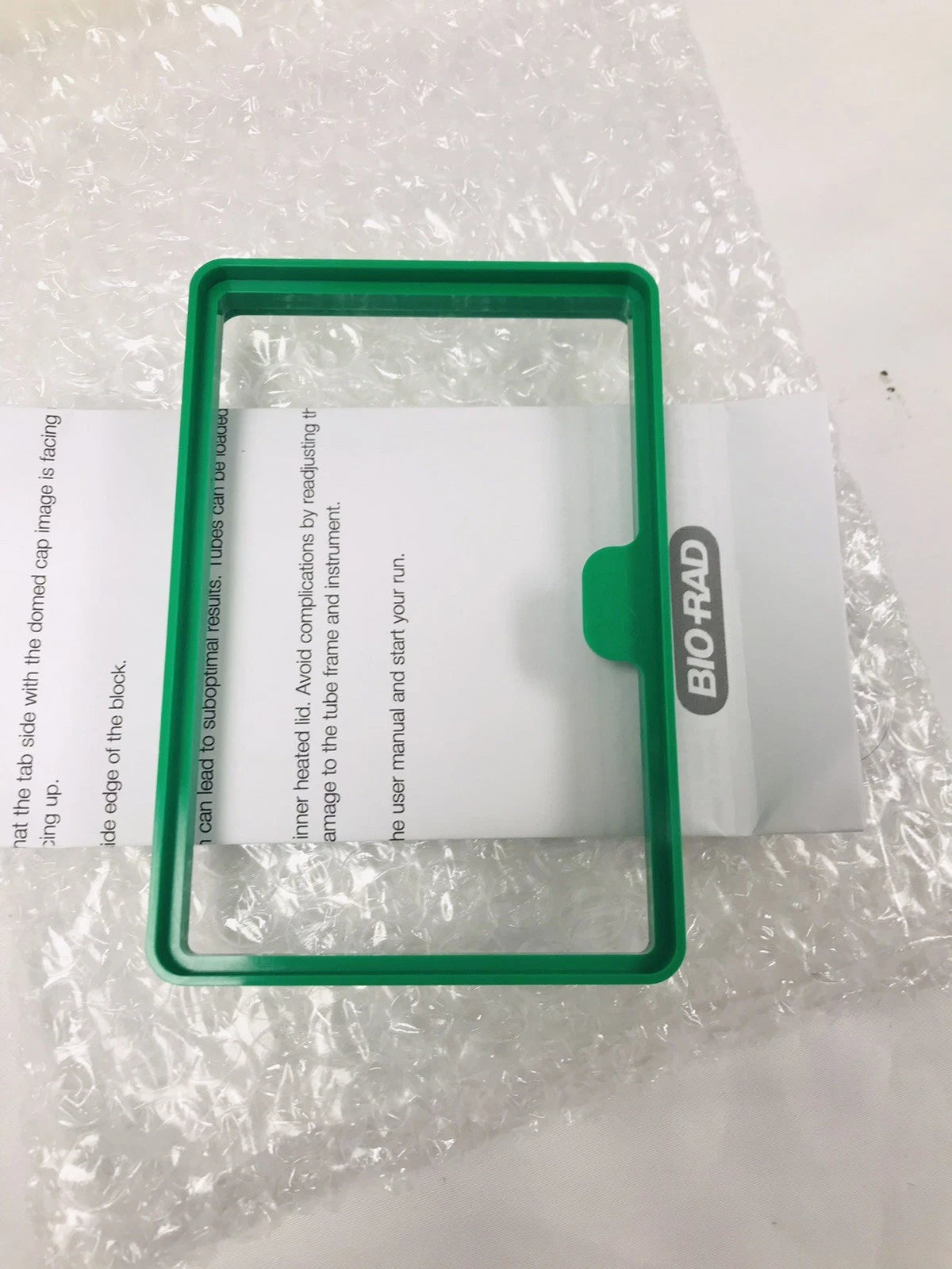 NEW Bio-Rad 184-9001 Tube Frame for 96 Well Deep Block Reaction Module C1000