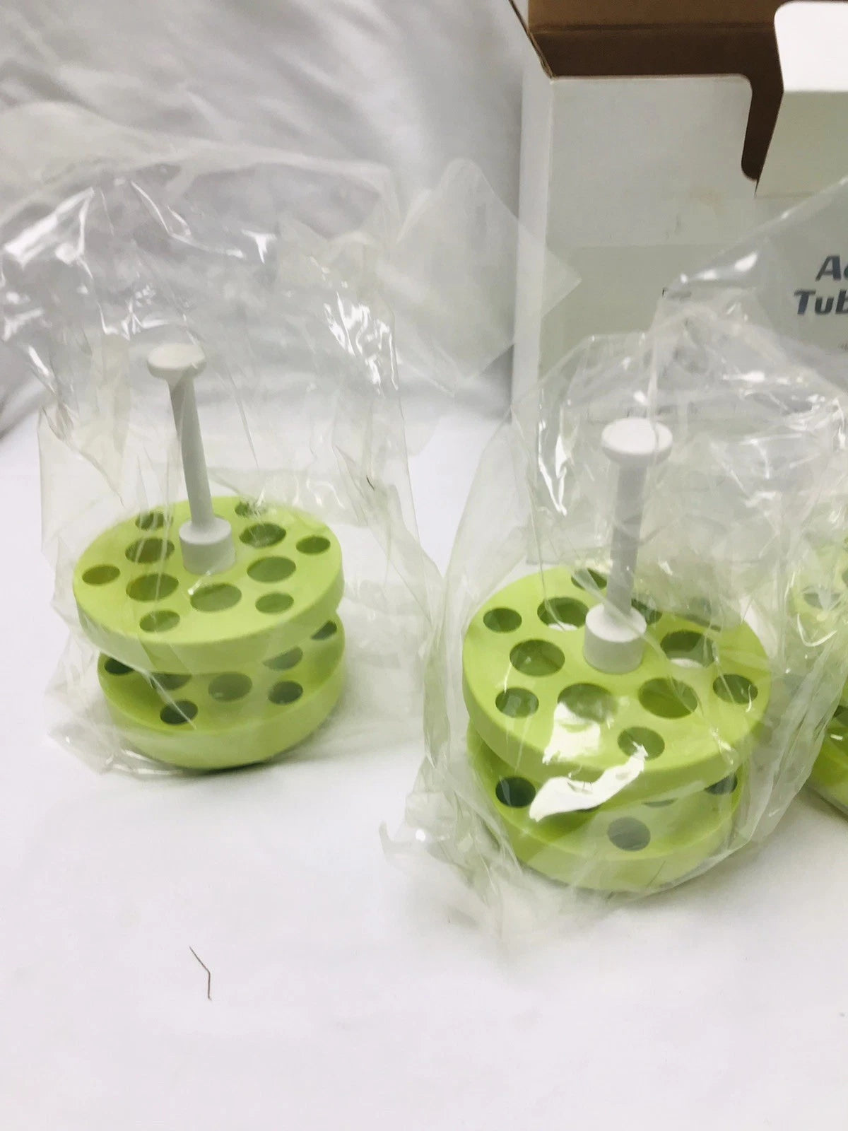 New Set of 4 Beckman Coulter Aerosolve Tube Racks 358991 15 mL Conical/3-5 mL