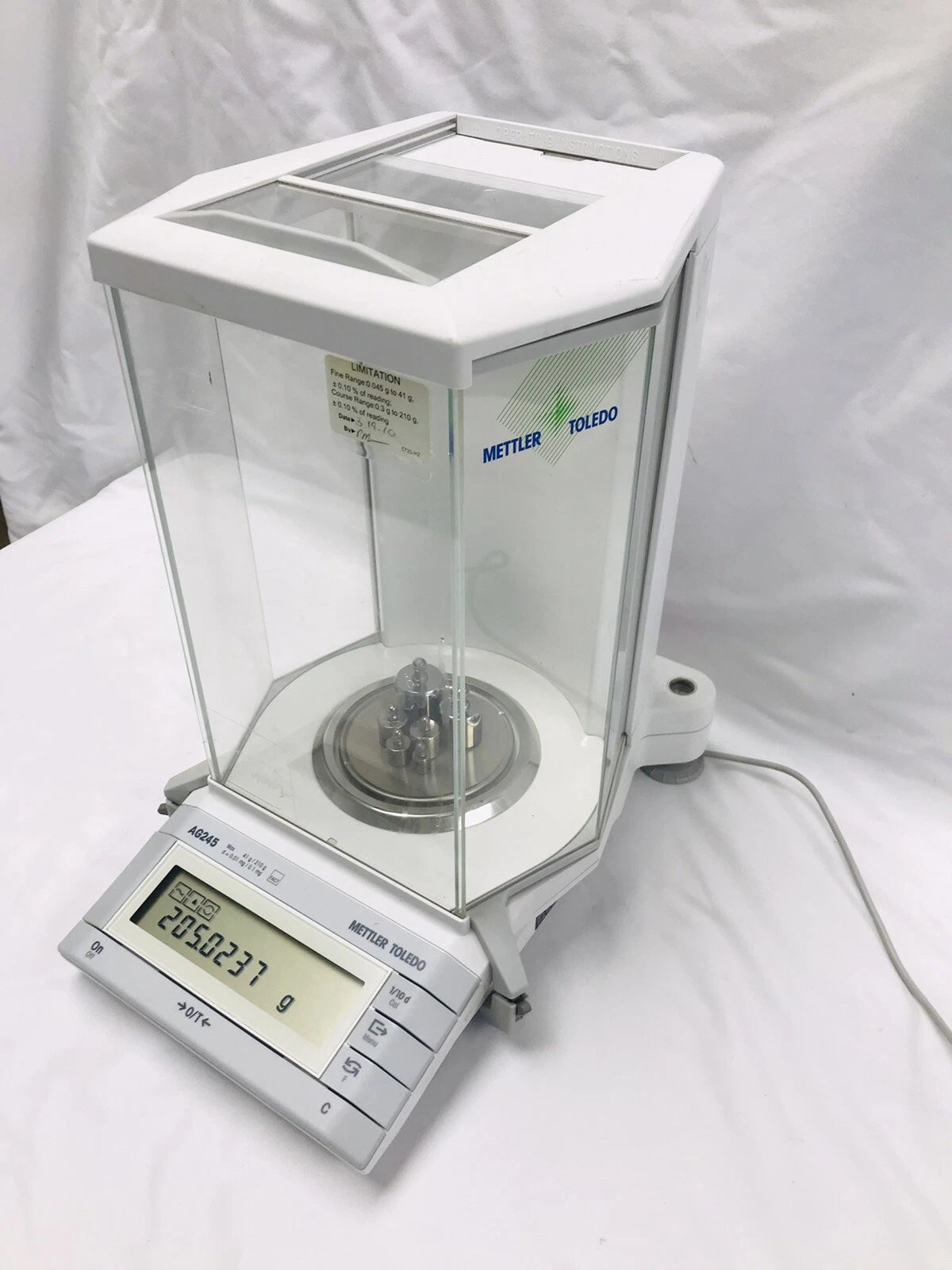 Mettler Toledo AG245 Analytical Balance Scale Tested Working Video