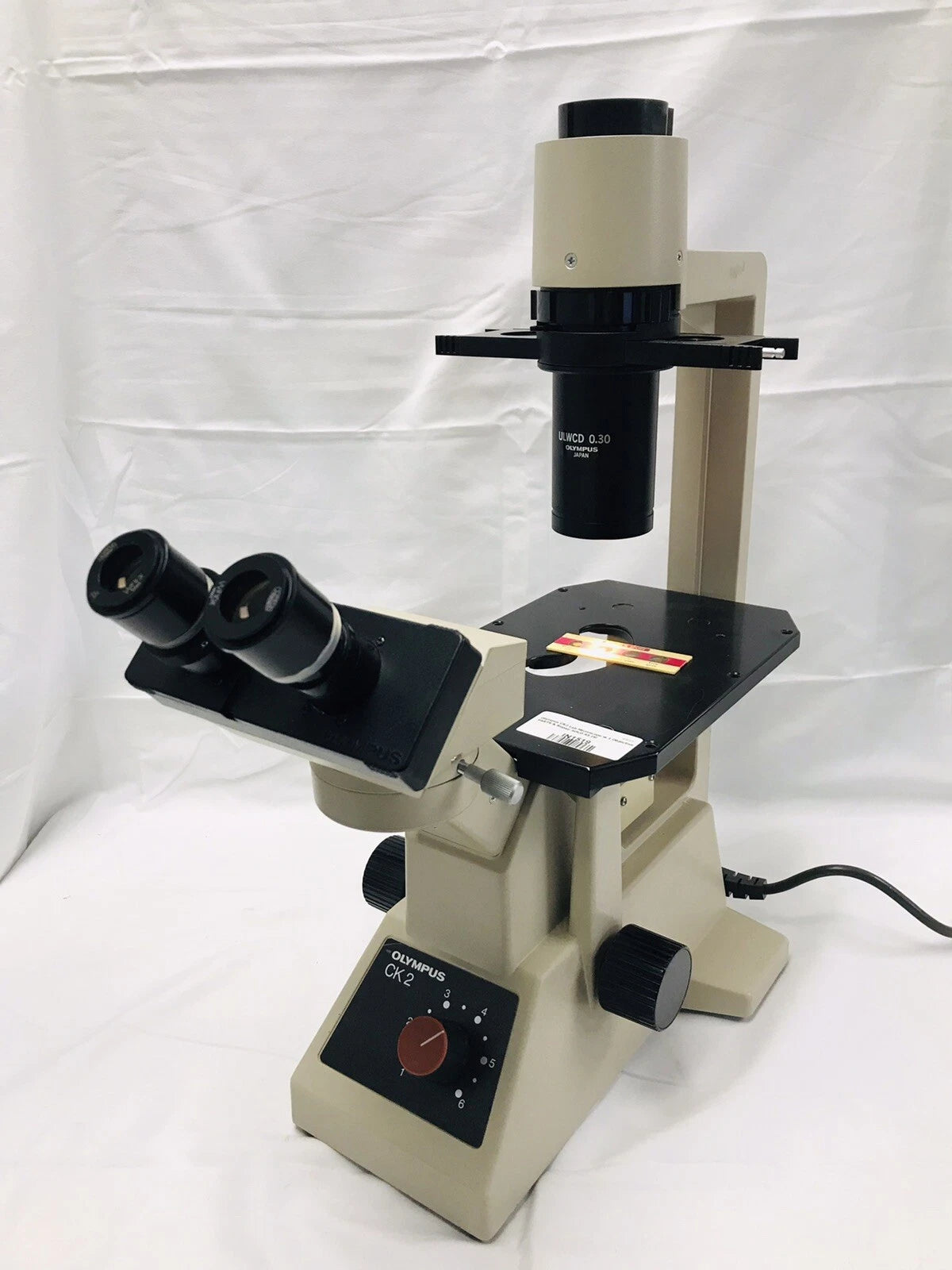 Olympus CK2 Lab Microscope with 2 SPlan Objectives Tested Working