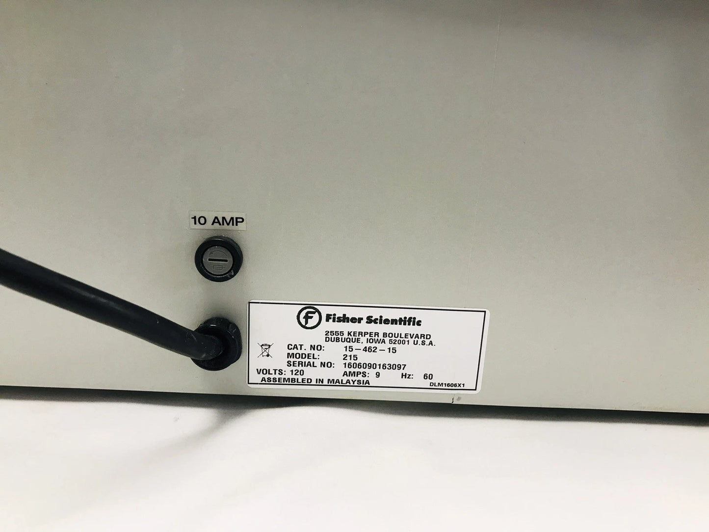 Fisher Scientific Isotemp 215 Dual Chamber Digital Water Bath Cat # 15-462-15