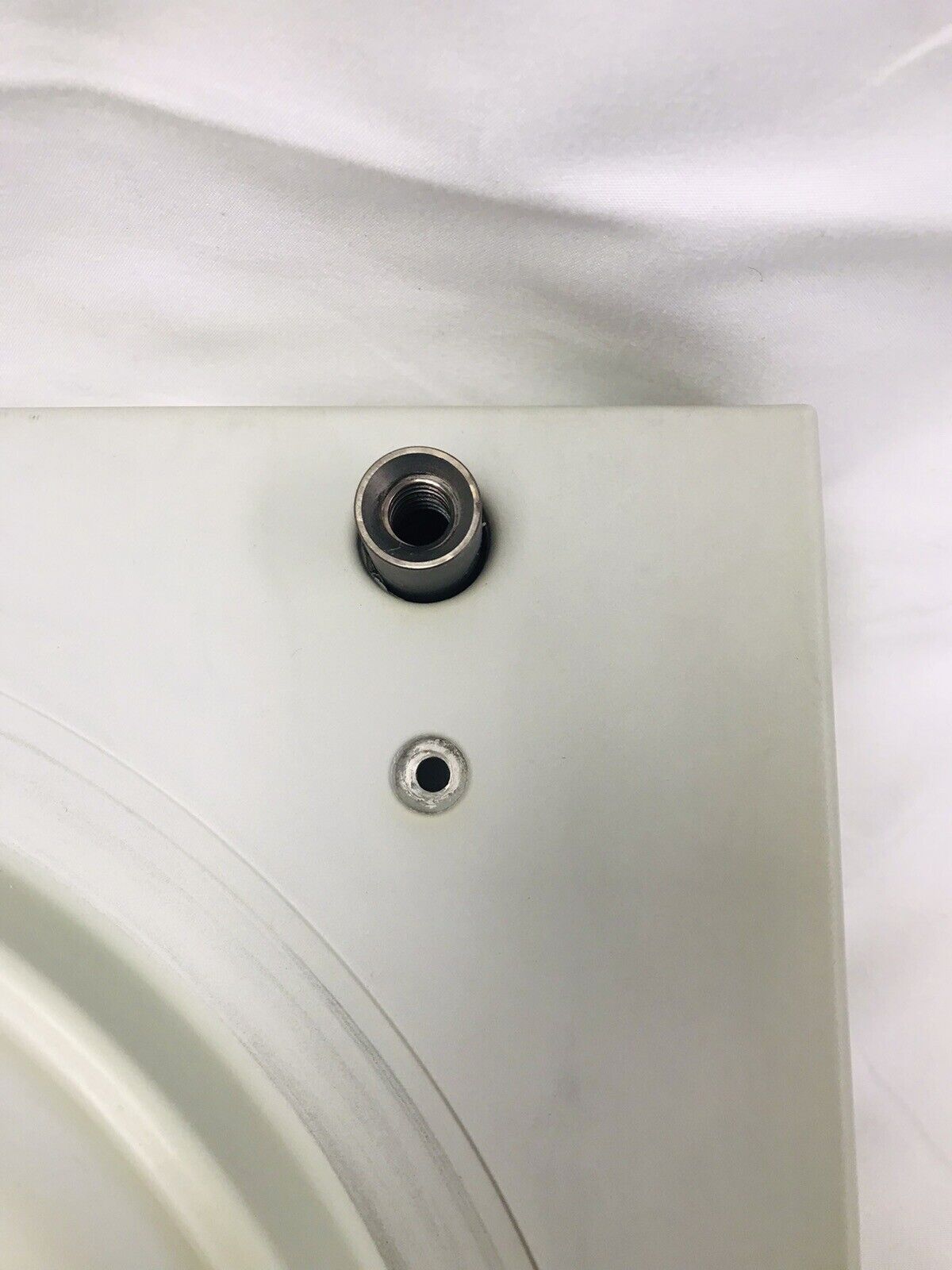 Lower Lid with 2x Latch Housings for Eppendorf 5430R Refrigerated Centrifuge