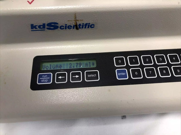 KD Scientific KDS 200 Dual Syringe Pump with Digital Display KDS200  Tested Working Video