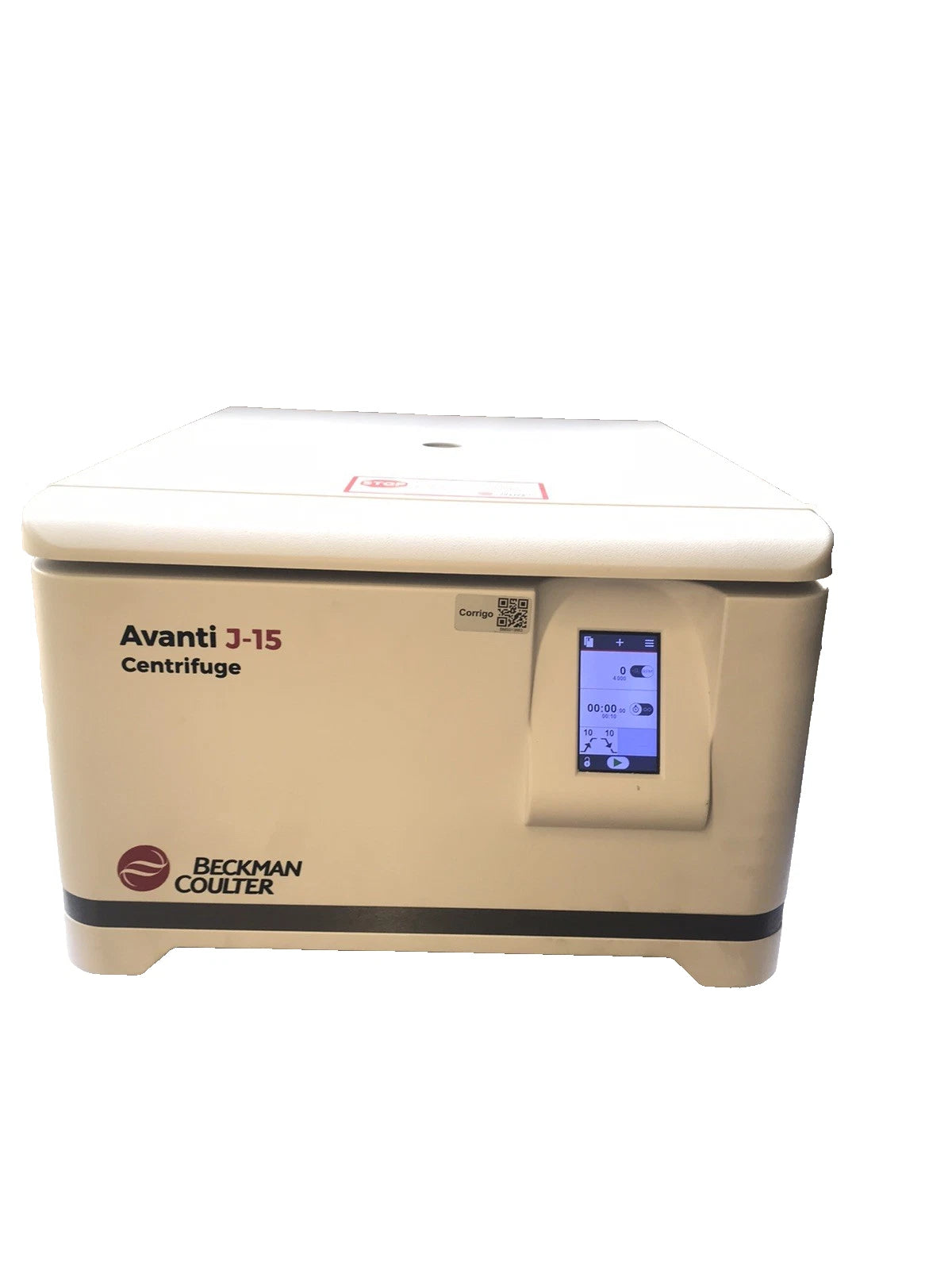 Beckman Coulter Avanti J-15 Centrifuge – JS-4.750 Swinging Bucket Rotor Tested