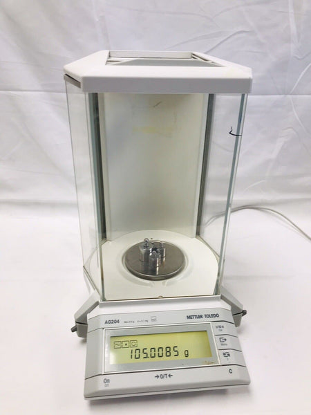 Mettler AG204 Analytical Lab Balance With Power Supply 210g@0.1mg  tested working