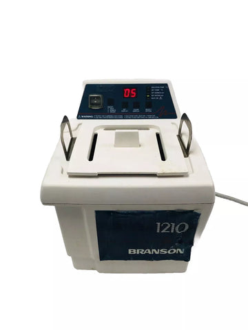 Branson 1210R-DTH Heated Ultrasonic Cleaner Bransonic 1210 Tested Working Video