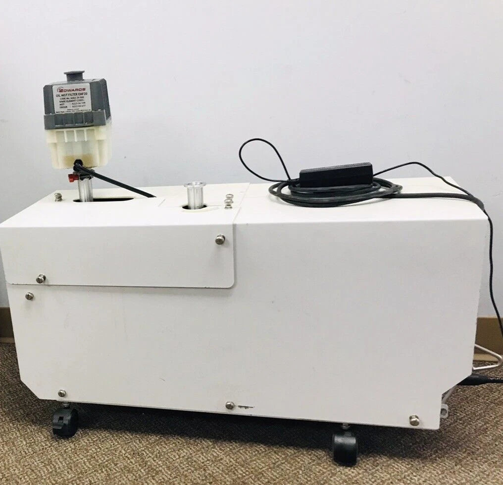 Edwards 30 E2M30 Dual Stage Vacuum Pump w/ Agilent G3199B Quiet Cover II + EMF20