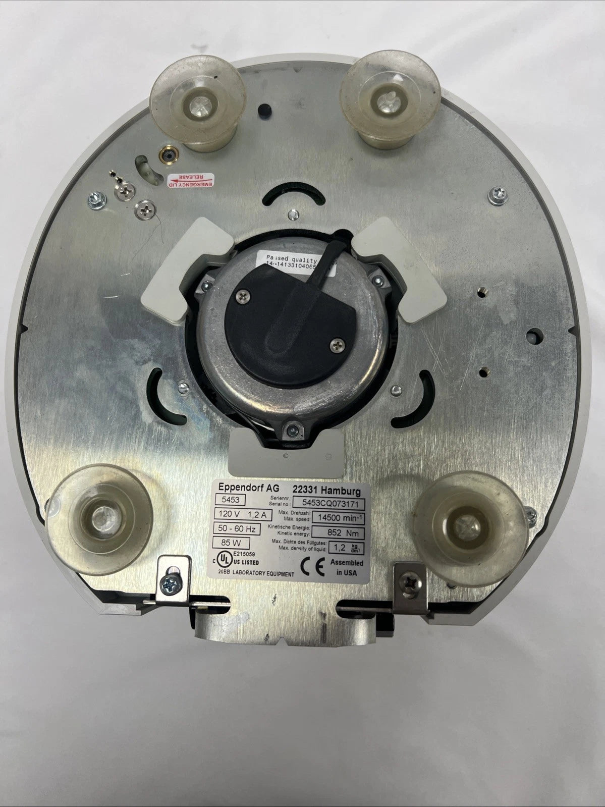 Eppendorf MiniSpin Plus 5453 Microcentrifuge + F45-18-11 Rotor Tested Working