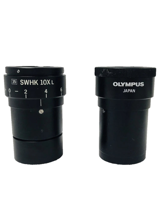 Olympus SWHK 10X L Super Wide Field Microscope Eyepiece Pair - 30MM