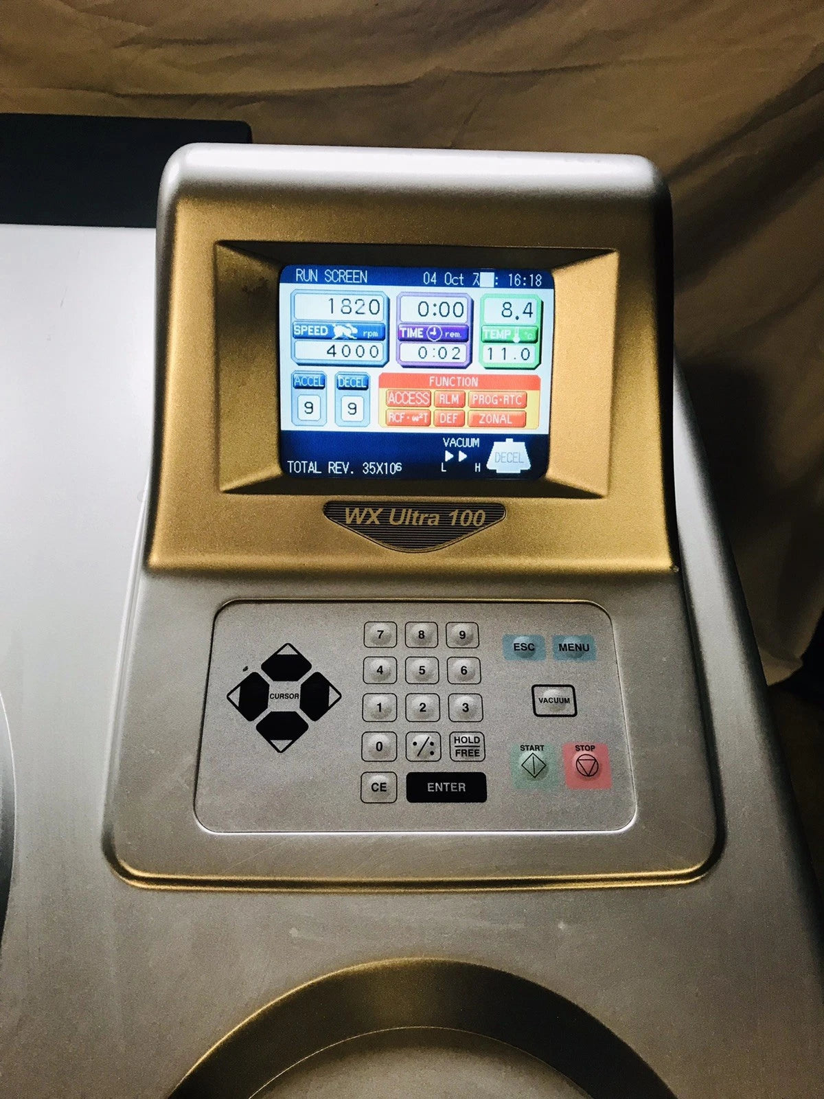 Thermo Scientific Sorvall WX 100 Ultra Series Centrifuge 46902 2009 For Parts