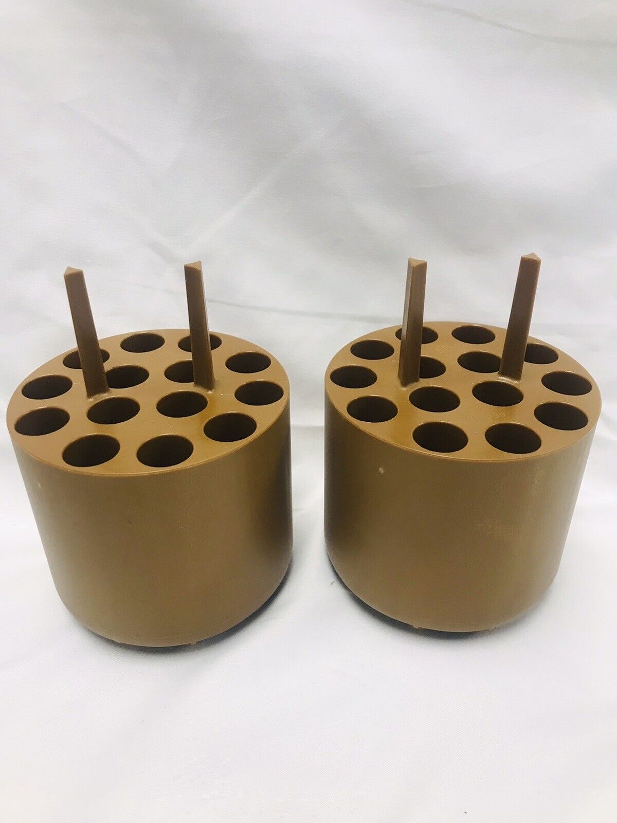 Pair of Thermo Scientific 75003639 Centrifuge Rotor 14 x 15mL Tube Adapter