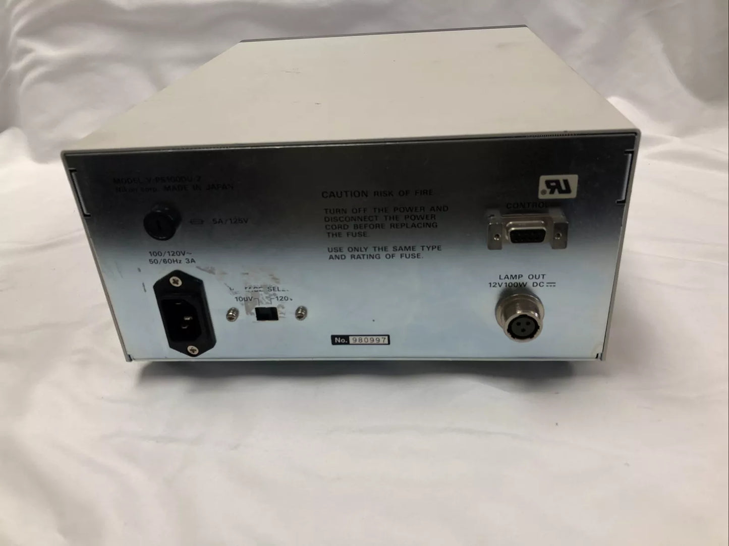 NIKON V-PS100DU-2 MICROSCOPE POWER UNIT @ (349594) tested working warranty