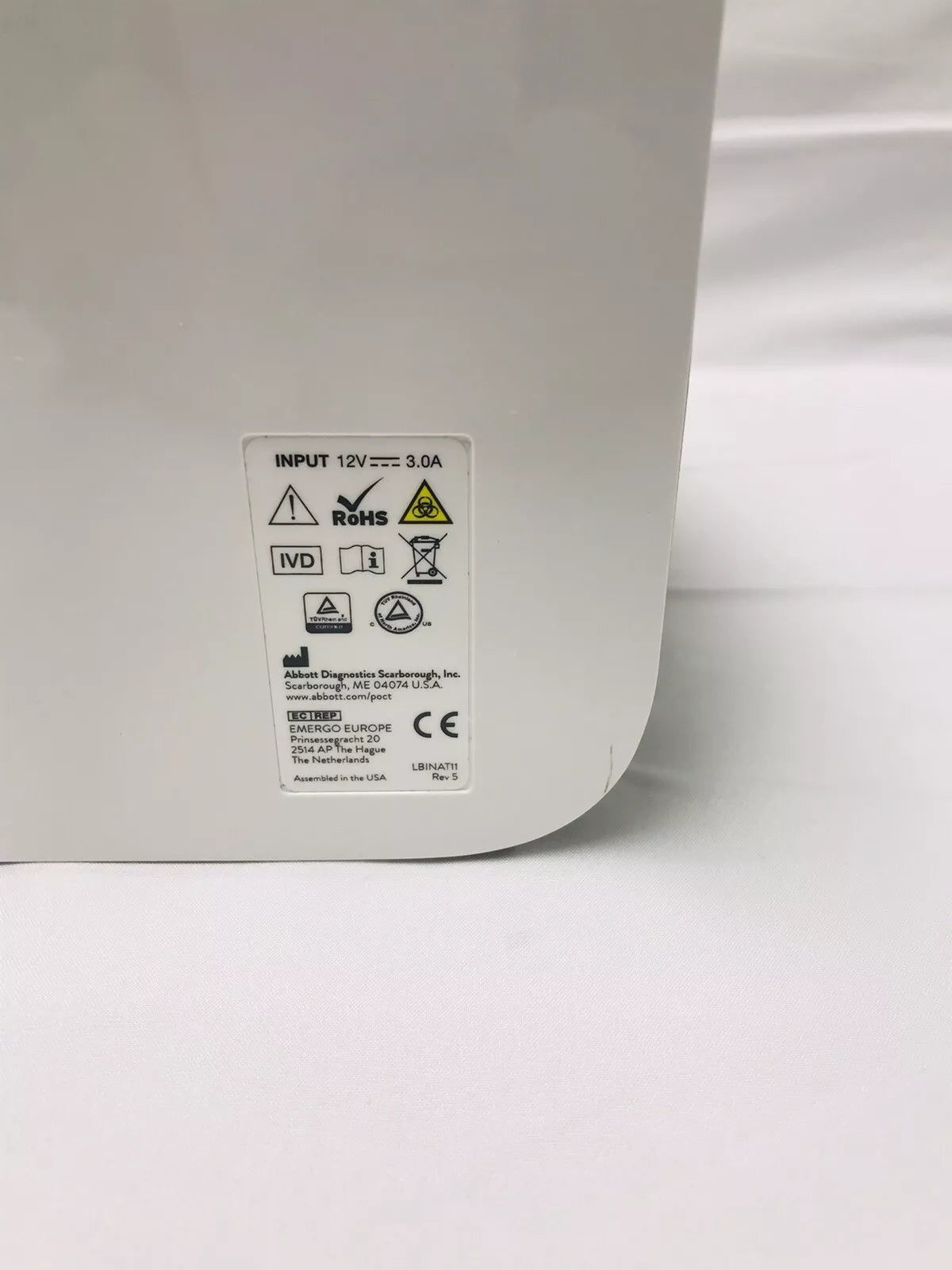 New Sealed Abbott ID NOW Instrument NAT- 024, Isothermal Molecular Rapid Test Analyzer