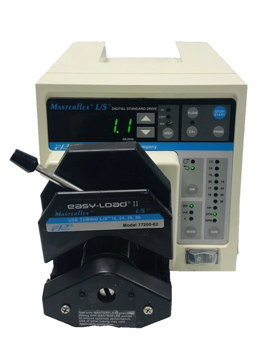 Cole-Parmer 7523-40 Masterflex LS Peristaltic Pump Digital Easyload II 77200-62