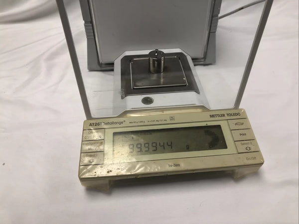 Mettler Toledo AT261 DeltaRange Analytical Balance d= 0.1 mg Tested Scale only video