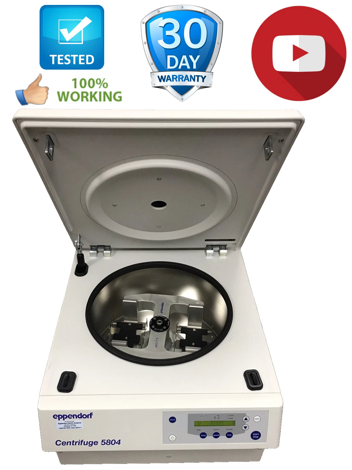 Eppendorf A-2-DWP Rotor with 5804 Centrifuge & 2x Micro Plate Carriers Tested