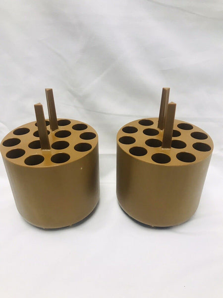 Pair of Thermo Scientific 75003639 Centrifuge Rotor 14 x 15mL Tube Adapter