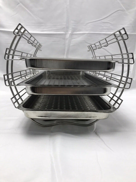 Genuine Tuttnauer 2540 Autoclave Rack & (3) Tray Support Steam Sterilizer Shelf