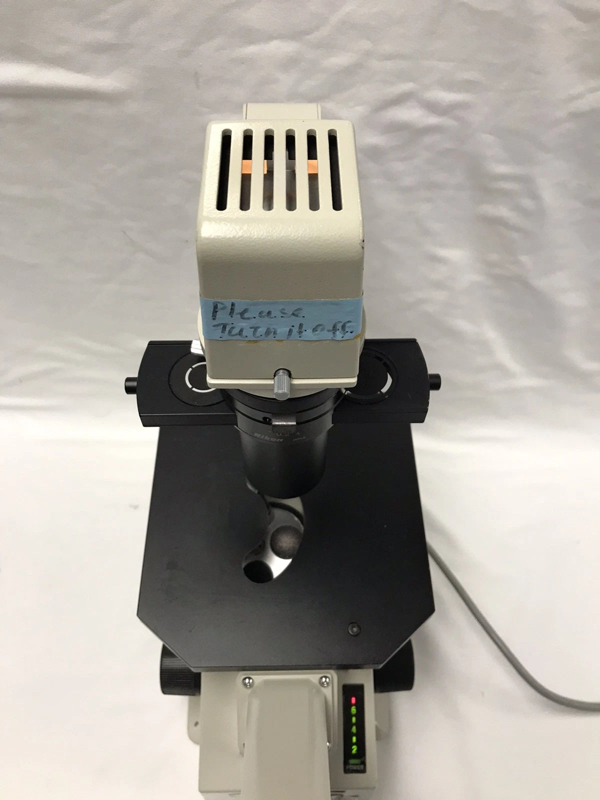 Nikon TMS Phase Contrast Inverted Microscope 2 Objectives 10x 20x Binocular