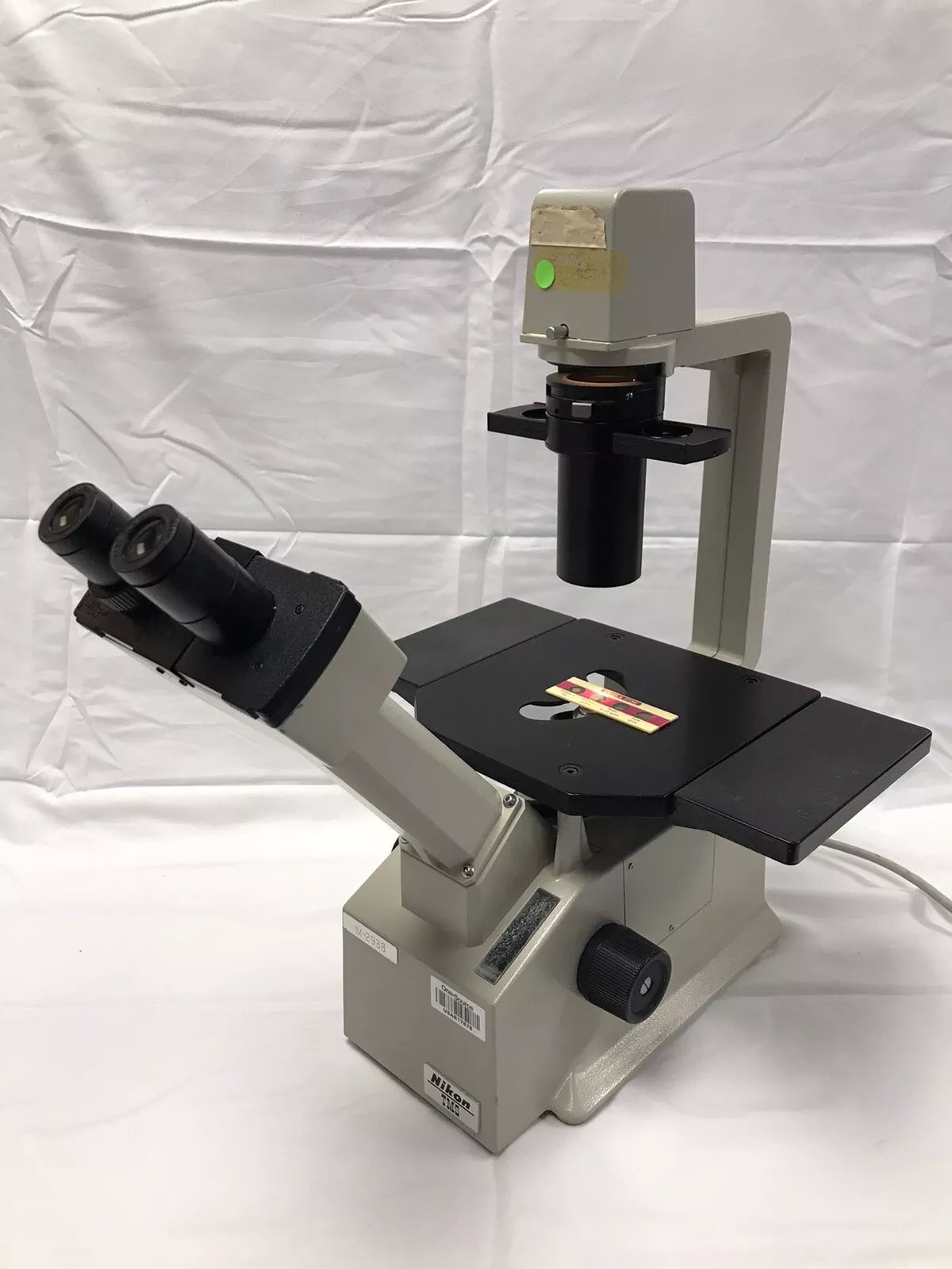 Nikon TMS Inverted Phase Contrast Microscope 3 Objectives 4x 10x 20x