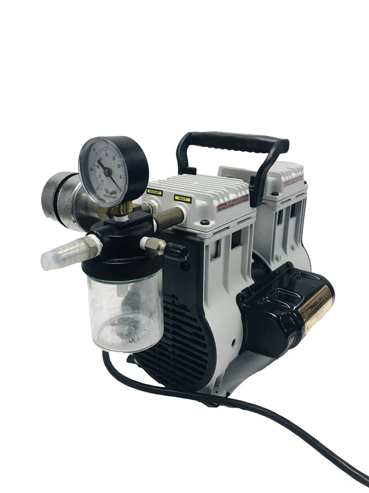 Welch Piston Vacuum Pump 1/3 HP 2585Z-50 57 mm Hg dry oil-less