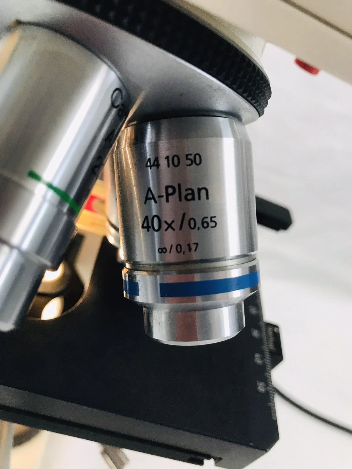 Carl Zeiss Standard 25 ICS 10x/20 Eye Pieces 5x A-Plan Objectives Trinocular