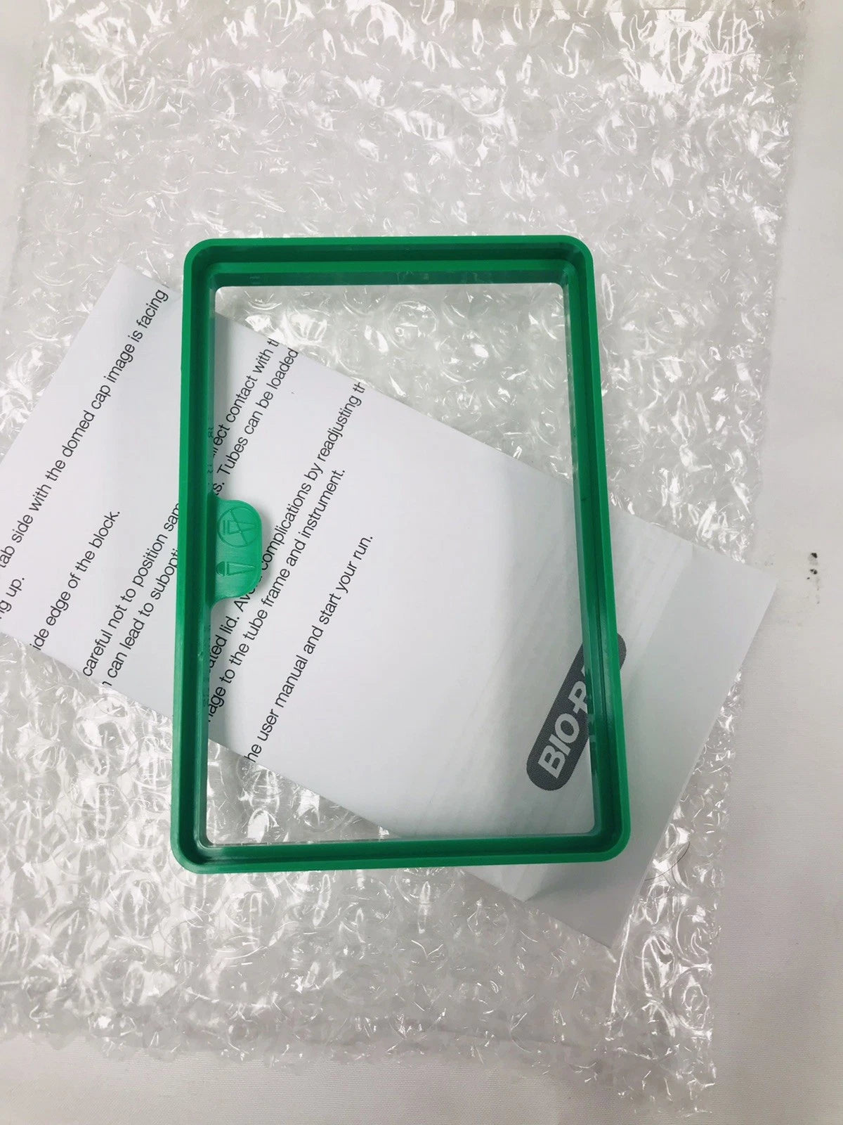 NEW Bio-Rad 184-9001 Tube Frame for 96 Well Deep Block Reaction Module C1000