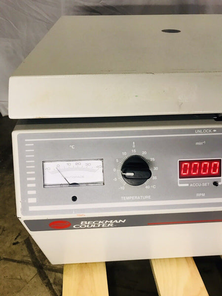 Allegra 6R Beckman Refrigerated Benchtop Centrifuge w/ Rotor & Warranty