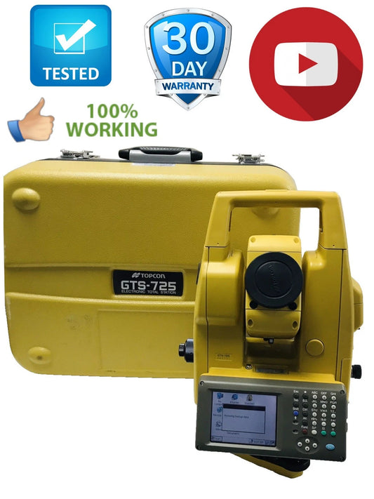 Topcon GTS-725 Total Station Surveying 1 Month Warranty