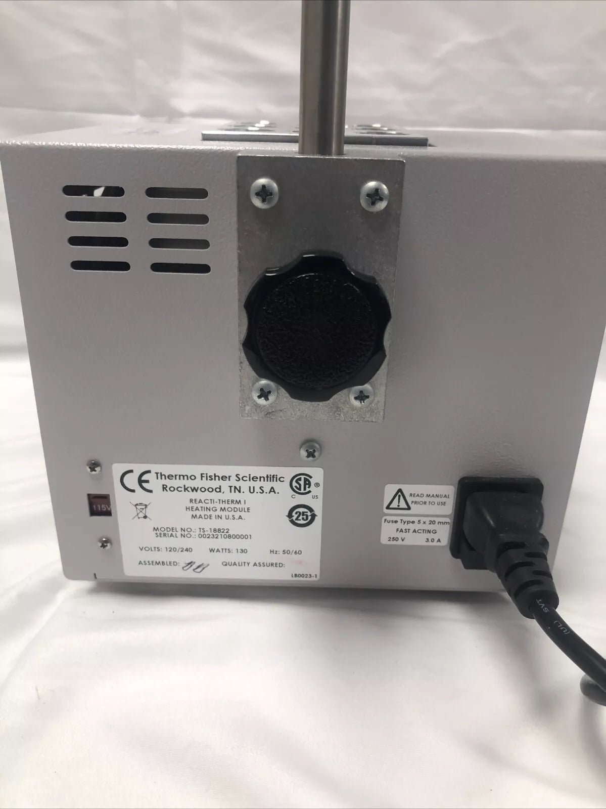 Thermo Scientific Reacti-Therm I #TS-18822 W/ Reacti-Vap I TC-18825 Tube Block