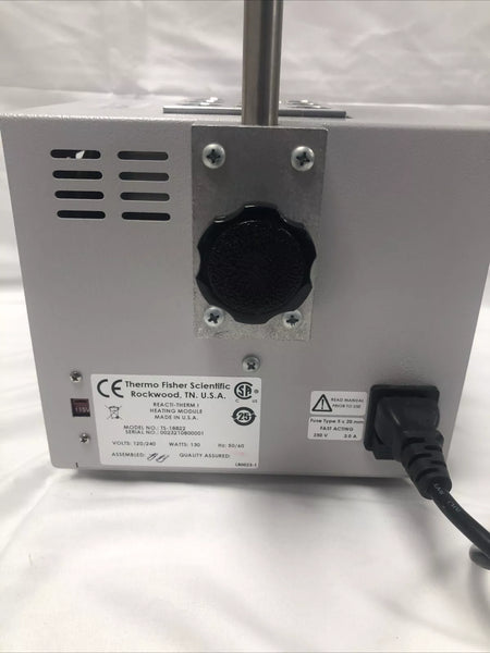 Thermo Scientific Reacti-Therm I #TS-18822 W/ Reacti-Vap I TC-18825 Tube Block