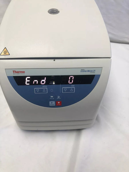 Thermo Sorvall Legend Micro 21 Centrifuge with Rotor & Lid Tested Warranty