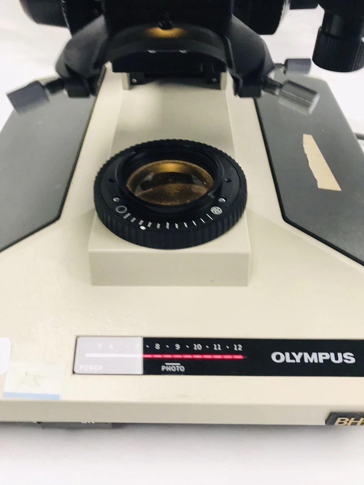 Olympus BH-2 BHS Microscope Body Stand 100w Halogen Stage For Parts