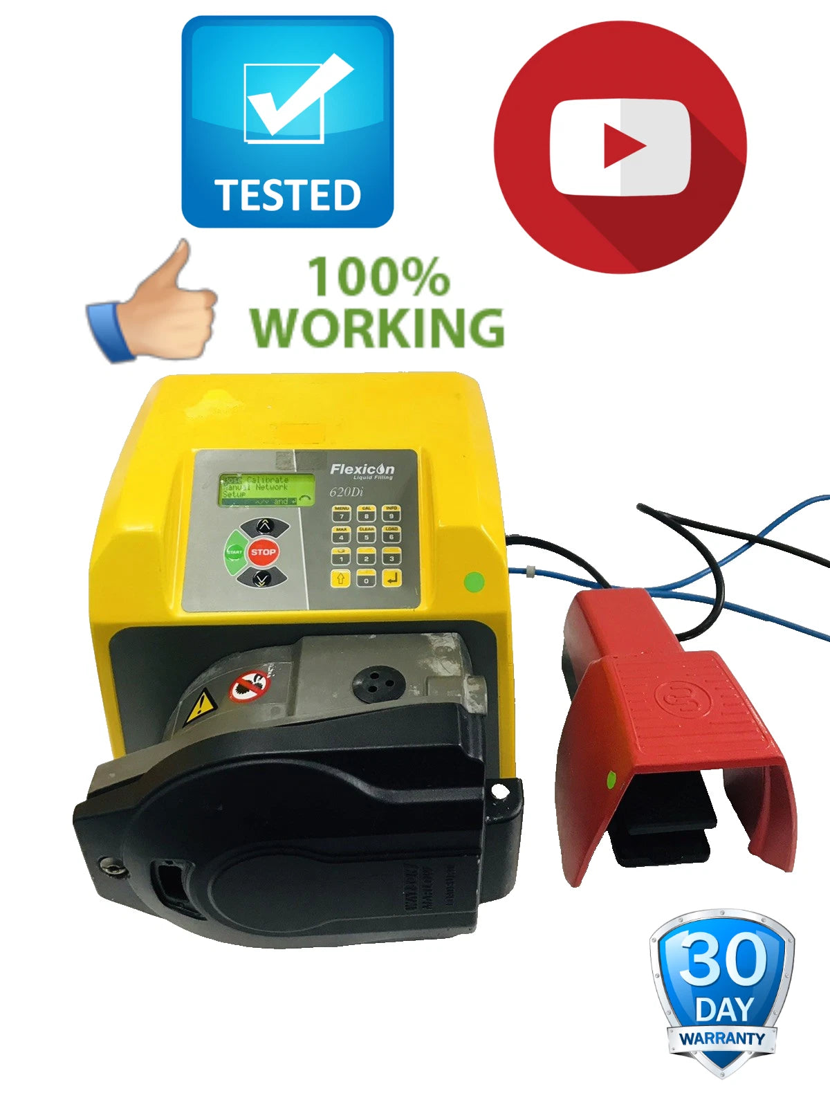 Watson Marlow Flexicon 620Di 265rpm Peristaltic Pump W/ Footswitch 069.5231.000