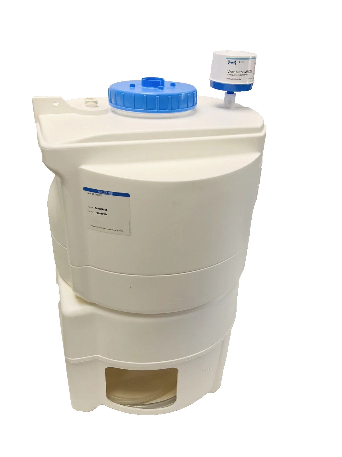 Millipore TANKPE030 Water Reservoir Storage Tank 30L PE 30 Liter