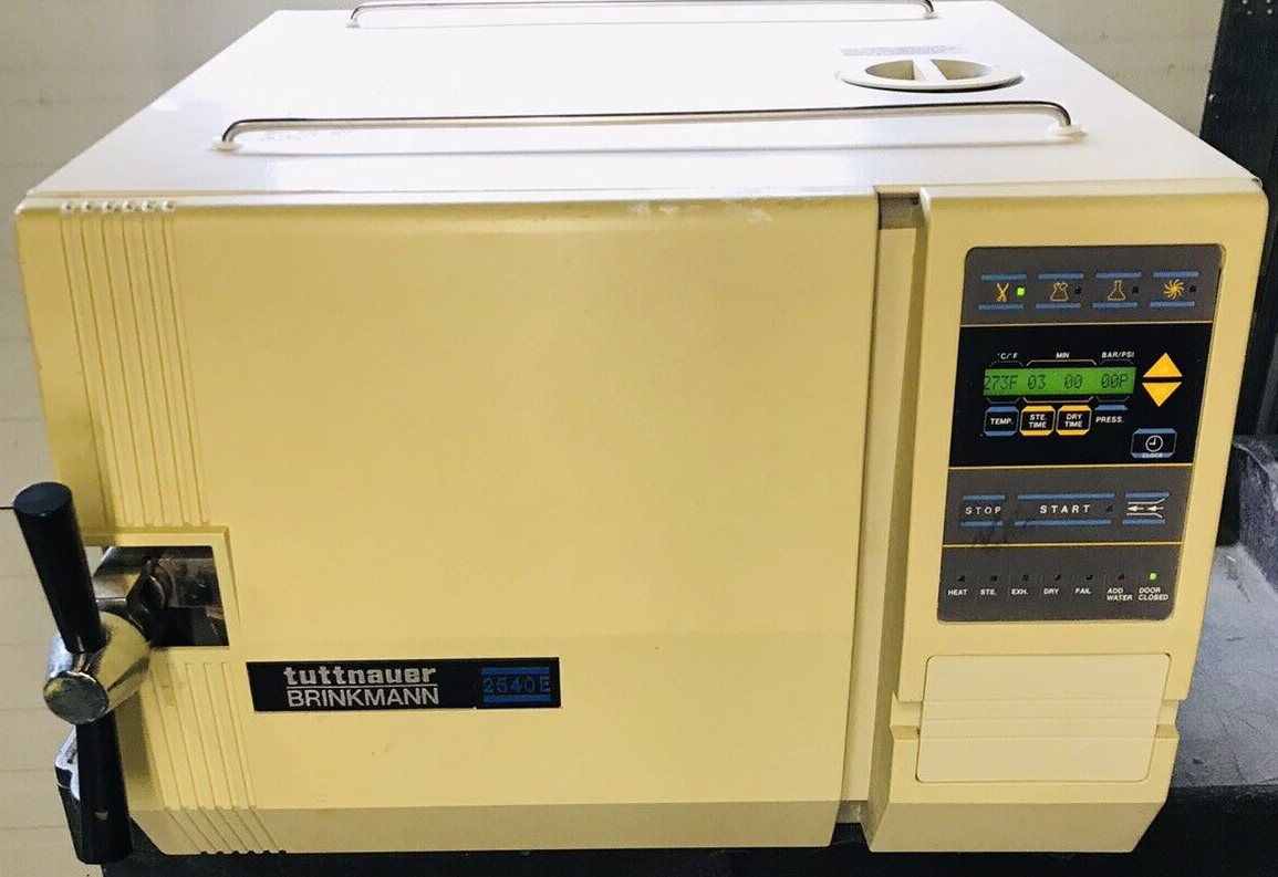 Tuttnauer 2540E Autoclave Steam Sterilizer 220v Tattoo Tested Working Warranty