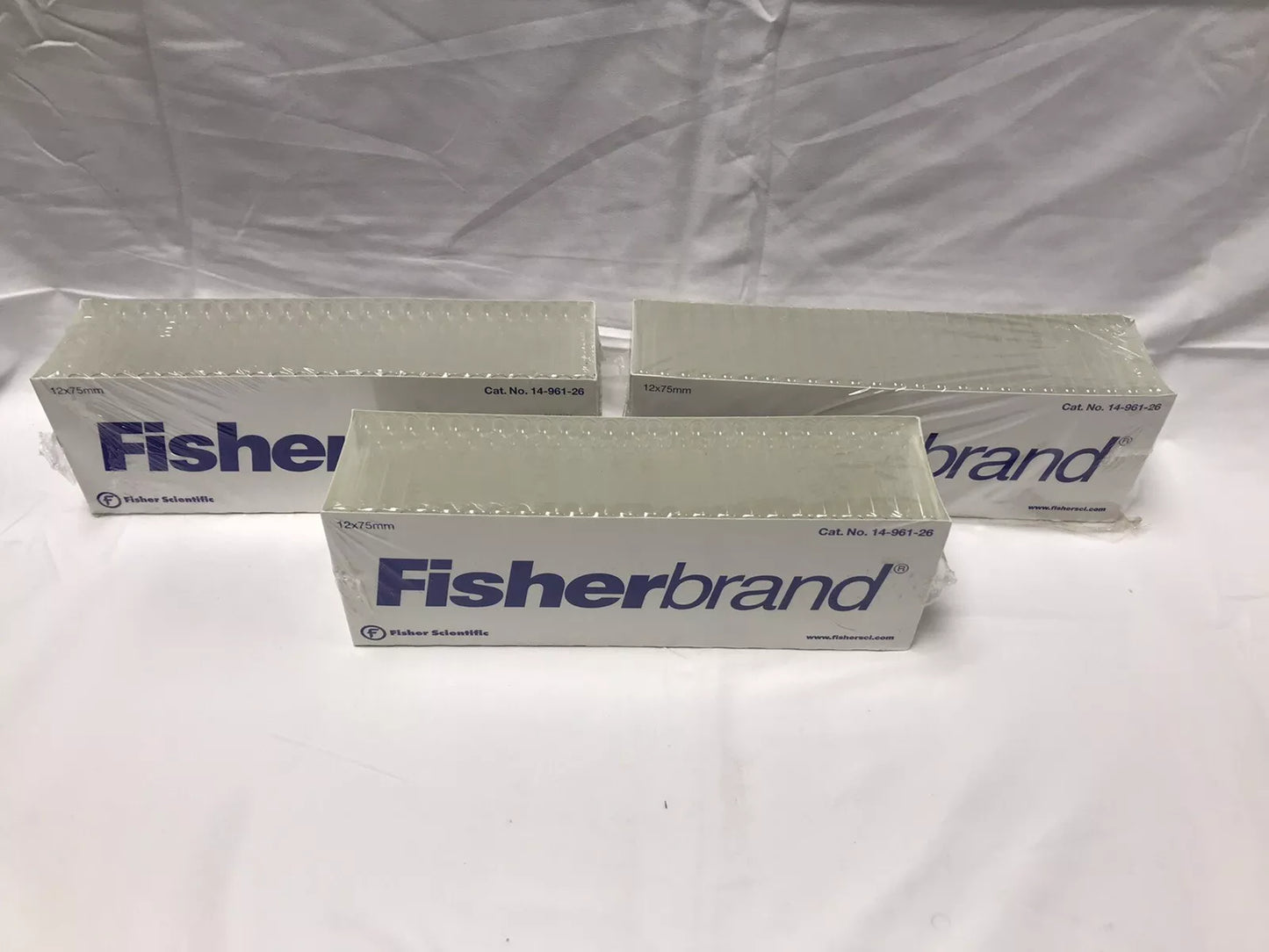Fisherbrand 14-961-26 Disposable Culture Tubes 12x75mm - 250 Pack - LOT of 3