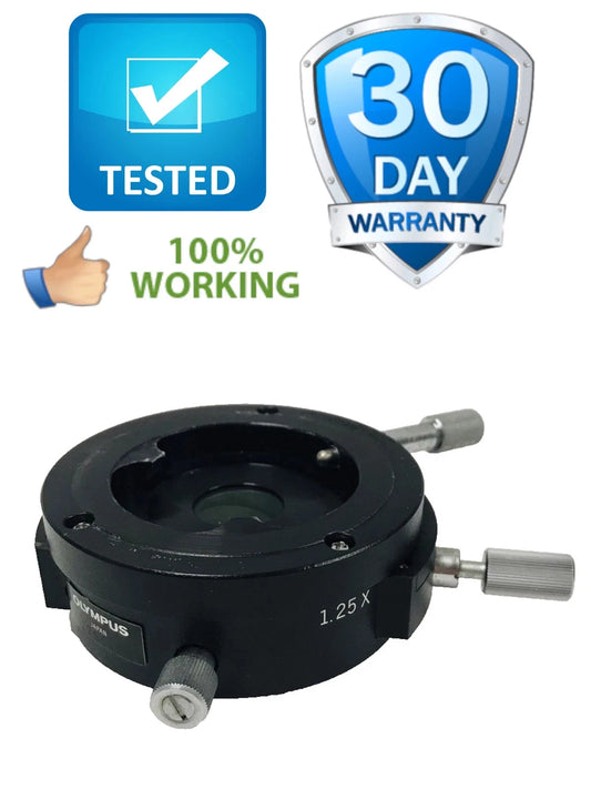 Olympus Microscope BH2 DIC Nomarski Prism Slider and Intermediate Tube BH-2