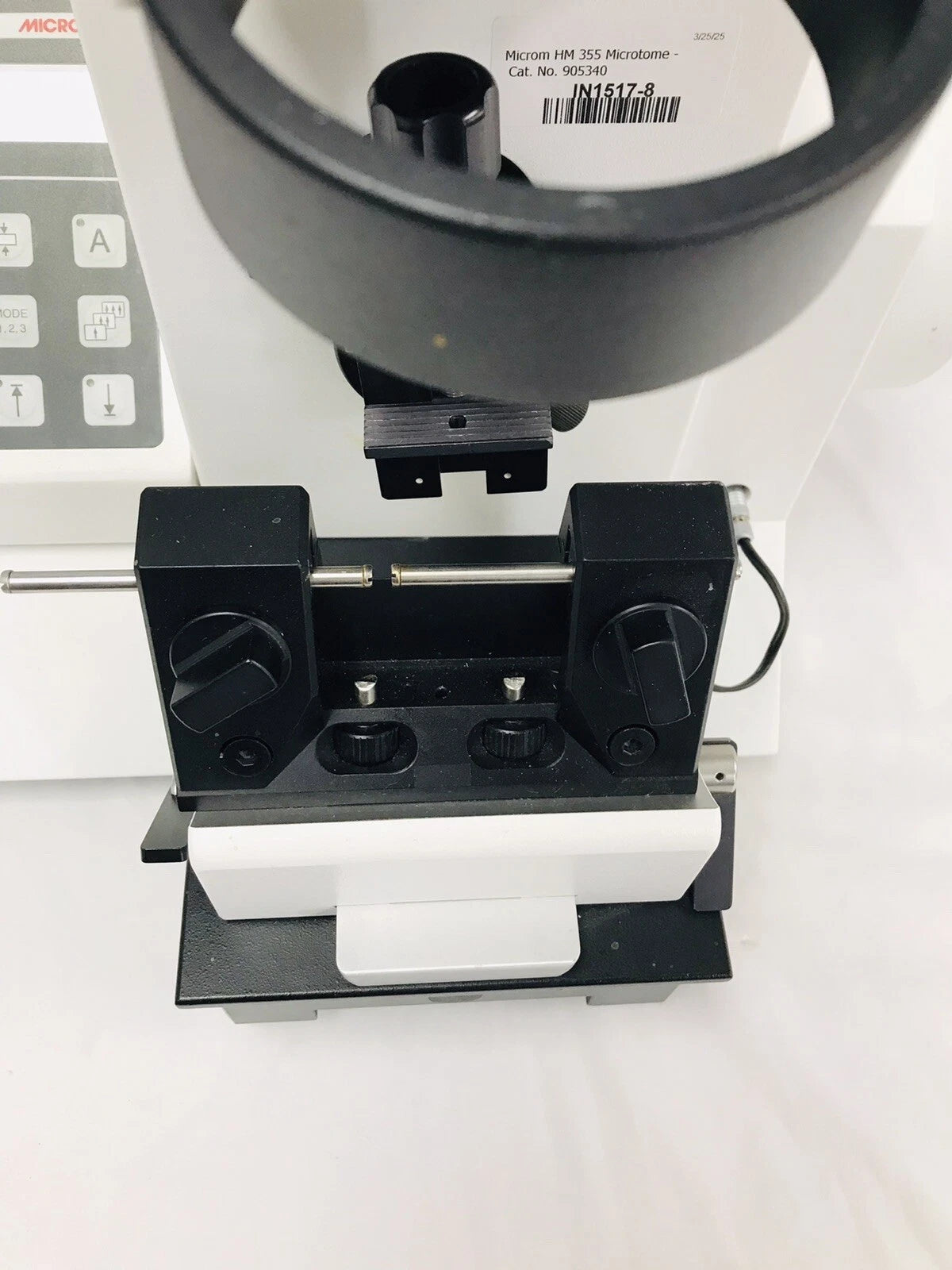 Microm HM 355 S Rotary Microtome with Stereoscope Holder | As Is for Parts