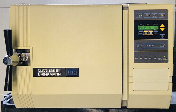 Tuttnauer 2540E Autoclave Steam Sterilizer 220v Tattoo Tested Working Warranty