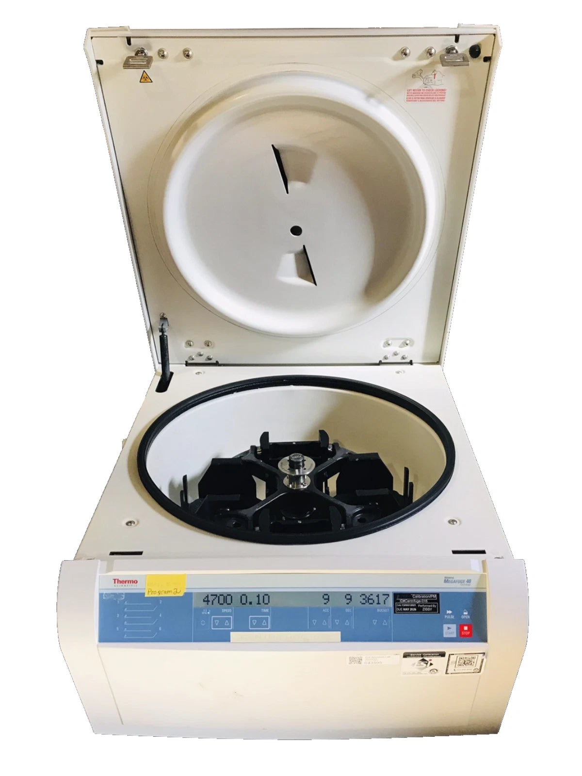Thermo Megafuge 40 Benchtop Centrifuge with TX-750 Rotor, Buckets, Plate Carrier