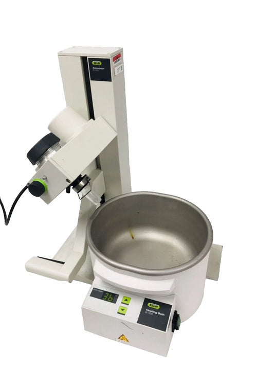 Buchi Rotavapor R-100 Rotary Evaporator With B-100 HB Heating Bath