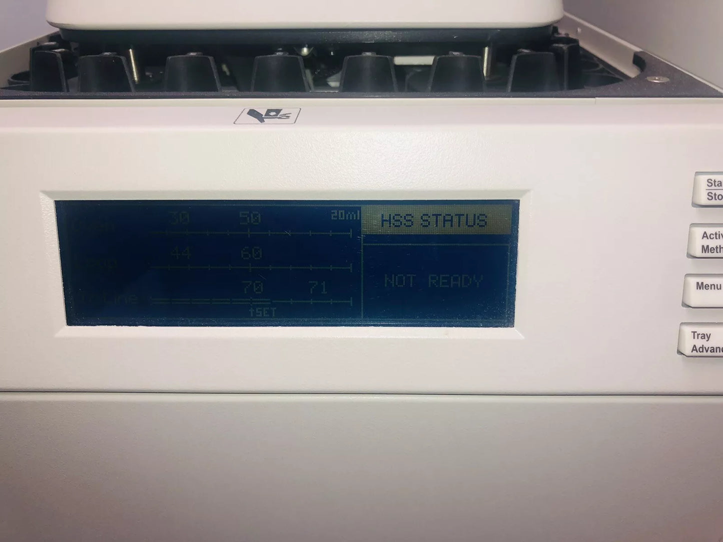 Agilent G1888 Network Headspace Sampler G1888A Power Up Tested Video