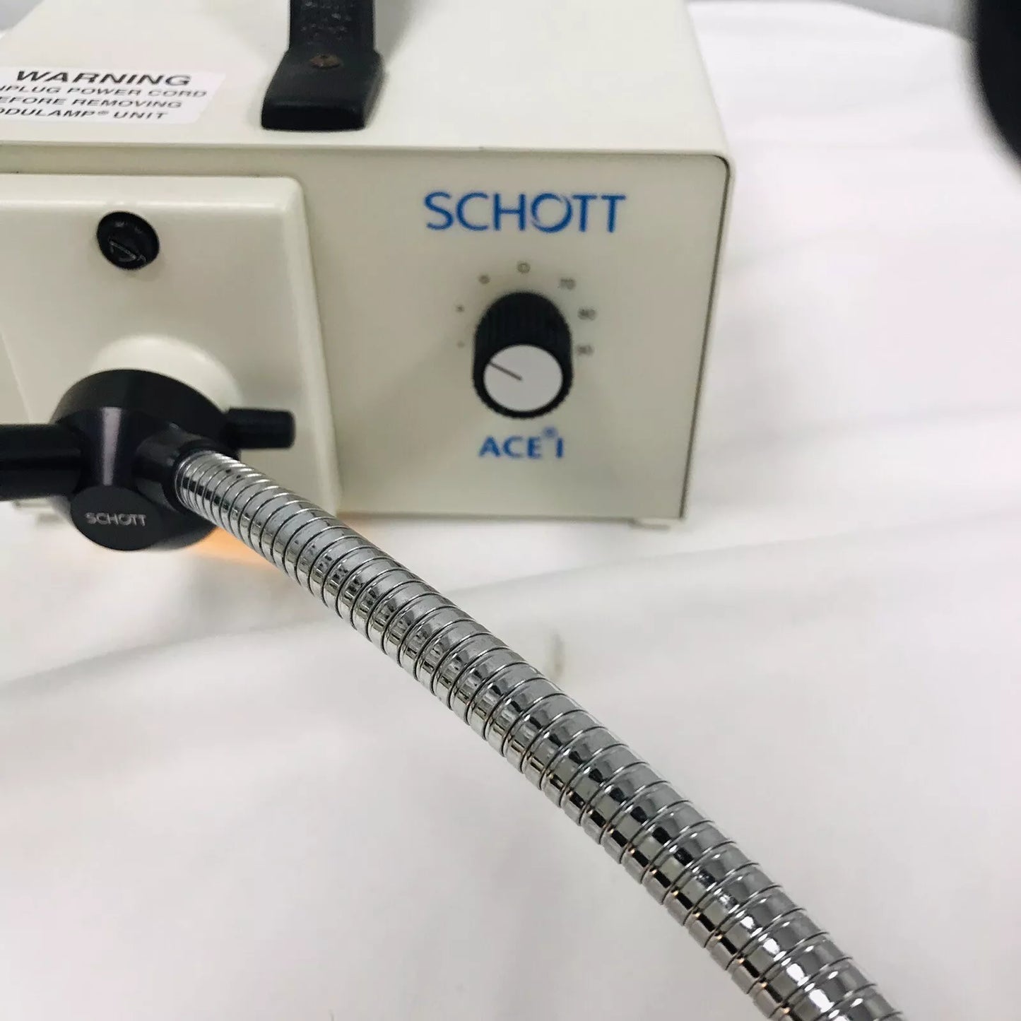 Leica MZ75 Stereo Zoom Microscope Inspection w/ Fiber Optic Lamp & Boon Stand