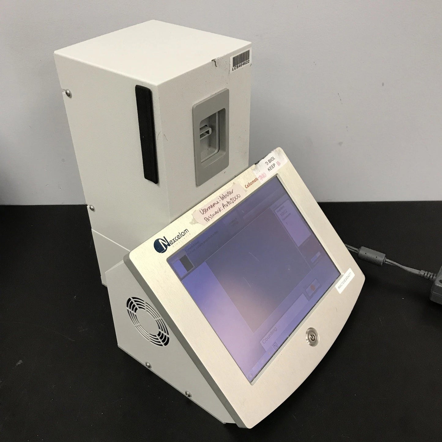 Nexcelom Cellometer Auto 2000 Cell Viability Counter Profiler Warranty See Video